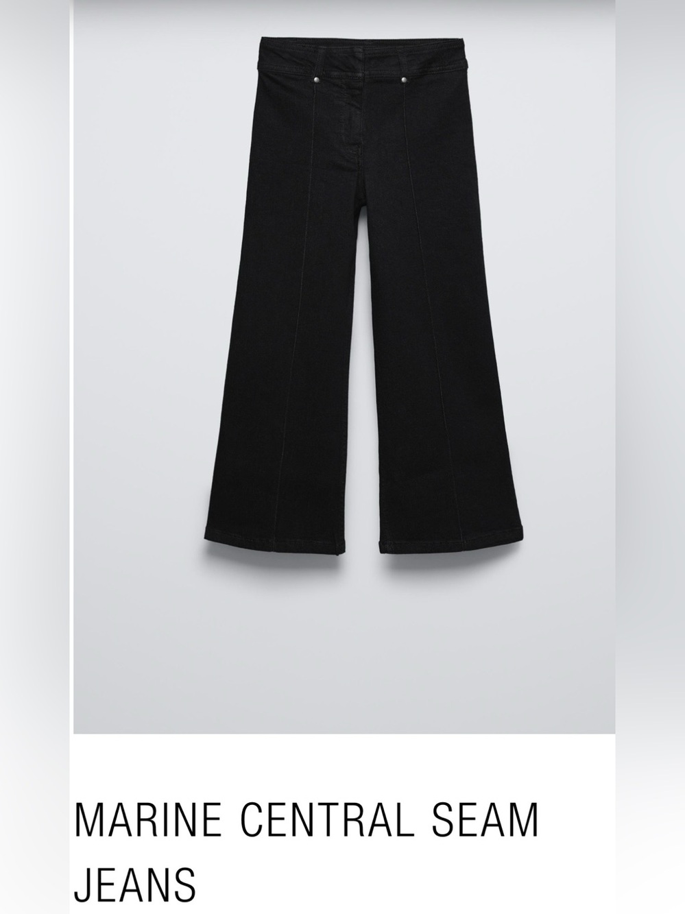 Zara Girls Wide Leg Mariner Jeans